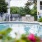 a swimming pool in a backyard