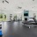 Fitness center with fitness equipment